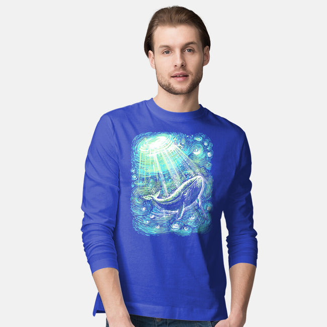 Starry Whale-Mens-Long Sleeved-Tee-zascanauta