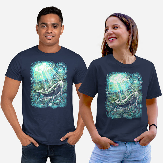 Starry Whale-Unisex-Basic-Tee-zascanauta