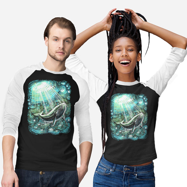 Starry Whale-Unisex-Baseball-Tee-zascanauta
