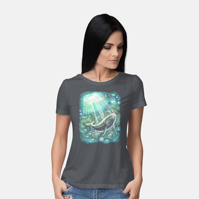 Starry Whale-Womens-Basic-Tee-zascanauta