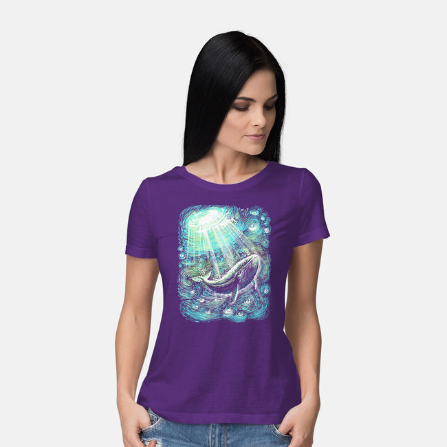 Starry Whale-Womens-Basic-Tee-zascanauta