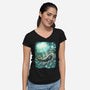 Starry Whale-Womens-V-Neck-Tee-zascanauta
