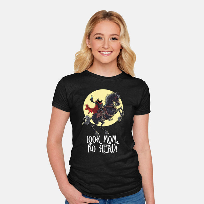 No Head-Womens-Fitted-Tee-zascanauta