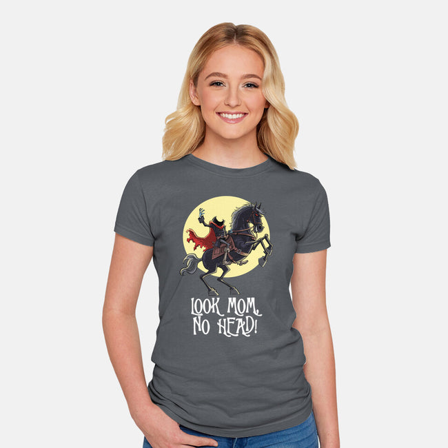 No Head-Womens-Fitted-Tee-zascanauta