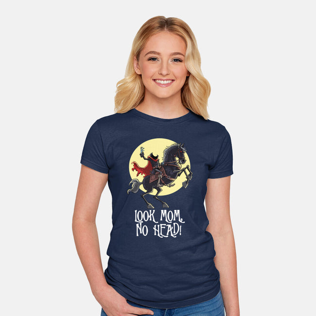 No Head-Womens-Fitted-Tee-zascanauta