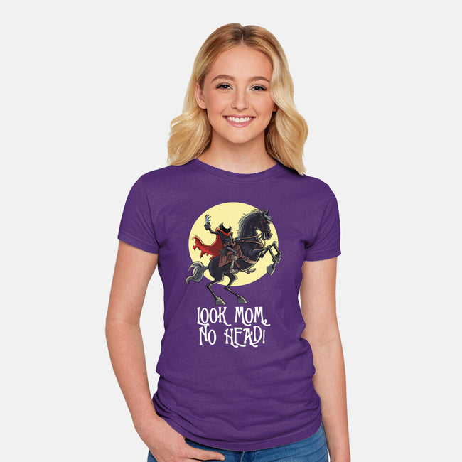 No Head-Womens-Fitted-Tee-zascanauta