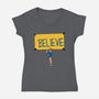 The Ultimate Trainer-Womens-V-Neck-Tee-Tronyx79