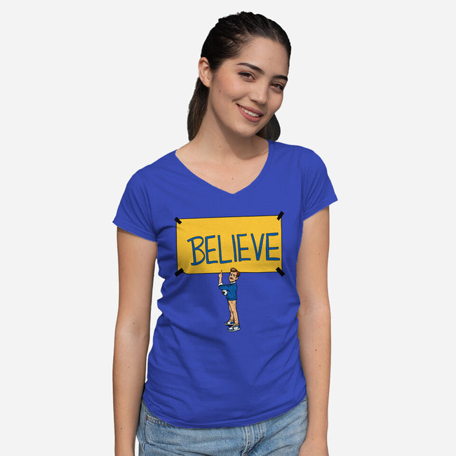 The Ultimate Trainer-Womens-V-Neck-Tee-Tronyx79