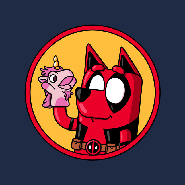 Dadpool-Womens-Fitted-Tee-Raffiti