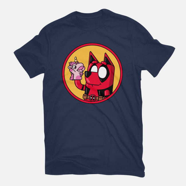Dadpool-Womens-Fitted-Tee-Raffiti
