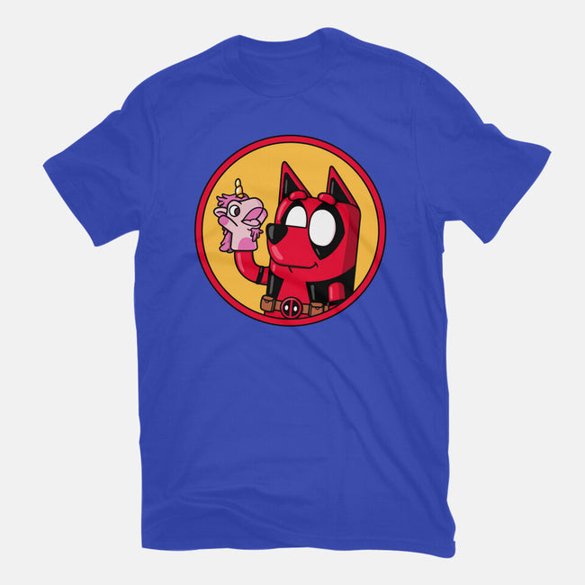 Dadpool-Womens-Fitted-Tee-Raffiti