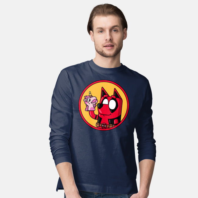 Dadpool-Mens-Long Sleeved-Tee-Raffiti