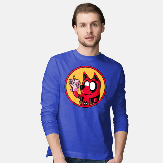 Dadpool-Mens-Long Sleeved-Tee-Raffiti