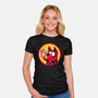Dadpool-Womens-Fitted-Tee-Raffiti