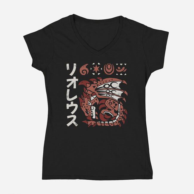 Rioreusu MH-Womens-V-Neck-Tee-paulagarcia