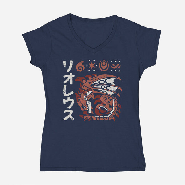 Rioreusu MH-Womens-V-Neck-Tee-paulagarcia