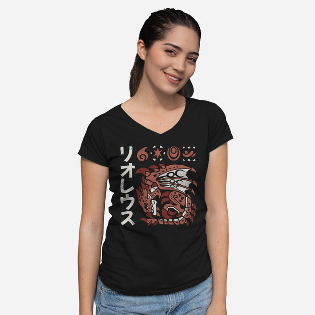 Rioreusu MH-Womens-V-Neck-Tee-paulagarcia