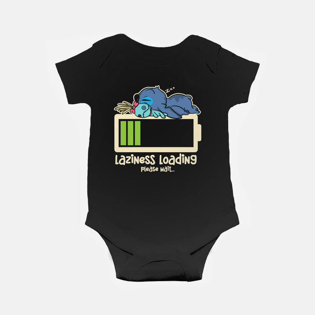 Laziness Loading-Baby-Basic-Onesie-turborat14