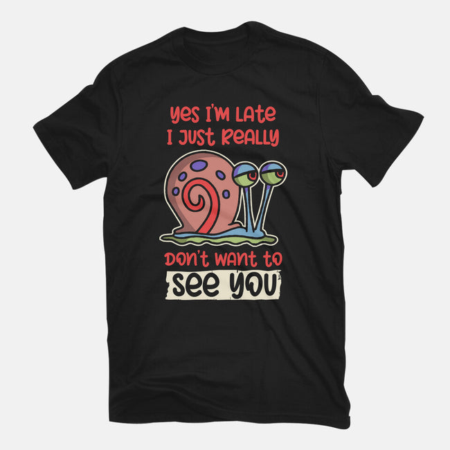 Yes I'm Late-Womens-Fitted-Tee-turborat14
