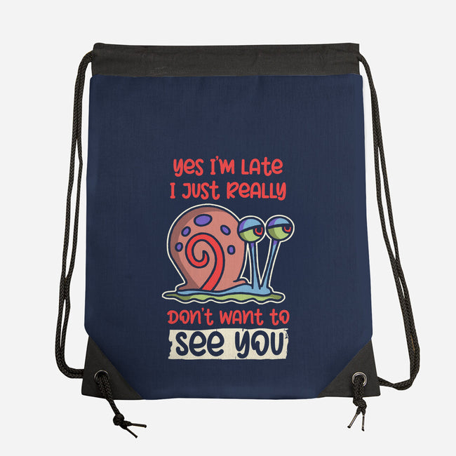 Yes I'm Late-None-Drawstring-Bag-turborat14