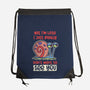 Yes I'm Late-None-Drawstring-Bag-turborat14