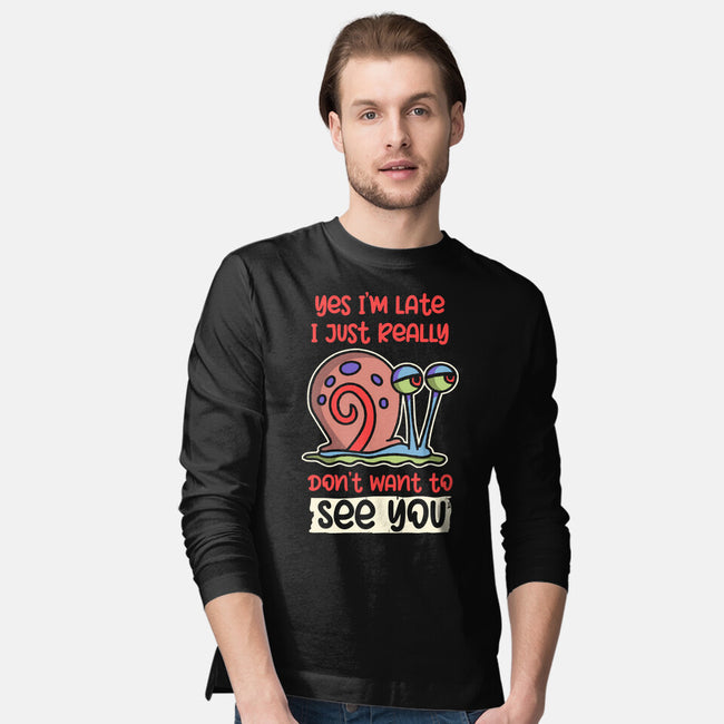 Yes I'm Late-Mens-Long Sleeved-Tee-turborat14