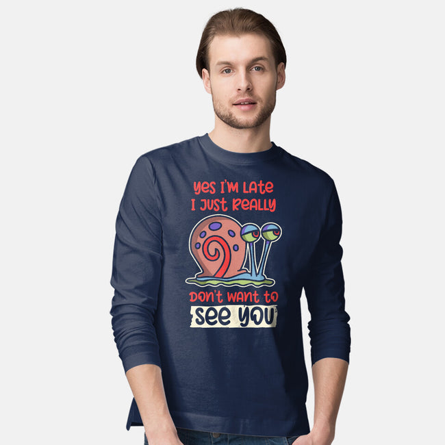 Yes I'm Late-Mens-Long Sleeved-Tee-turborat14