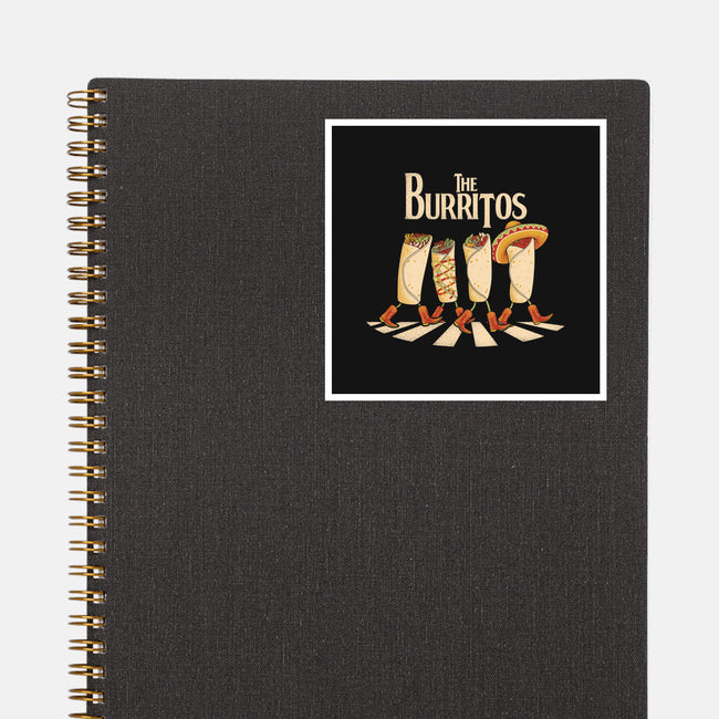 The Burritos-None-Glossy-Sticker-naomori