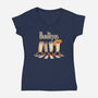 The Burritos-Womens-V-Neck-Tee-naomori