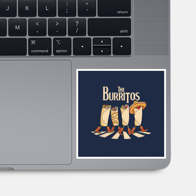 The Burritos-None-Glossy-Sticker-naomori