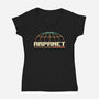 Retro Network-Womens-V-Neck-Tee-retrodivision