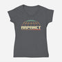 Retro Network-Womens-V-Neck-Tee-retrodivision