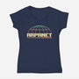 Retro Network-Womens-V-Neck-Tee-retrodivision