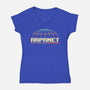 Retro Network-Womens-V-Neck-Tee-retrodivision