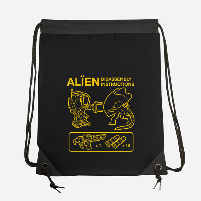 Alien Disassembly-None-Drawstring-Bag-Jorgetiradoart