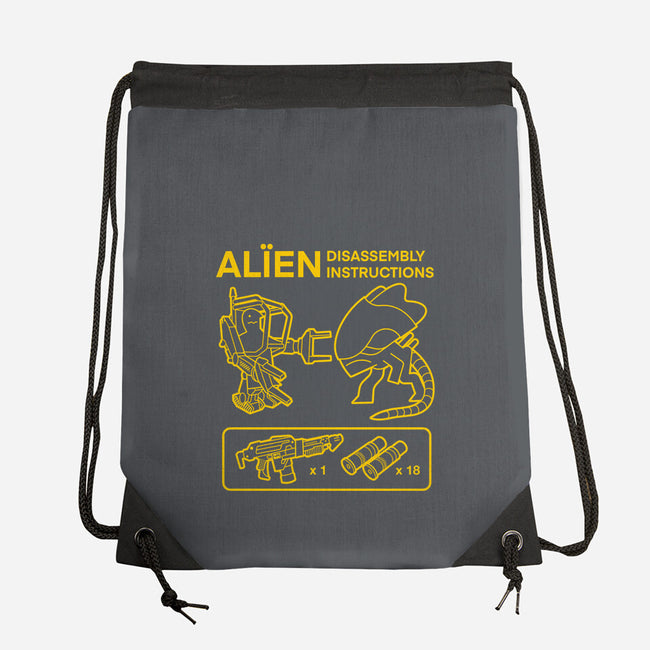 Alien Disassembly-None-Drawstring-Bag-Jorgetiradoart