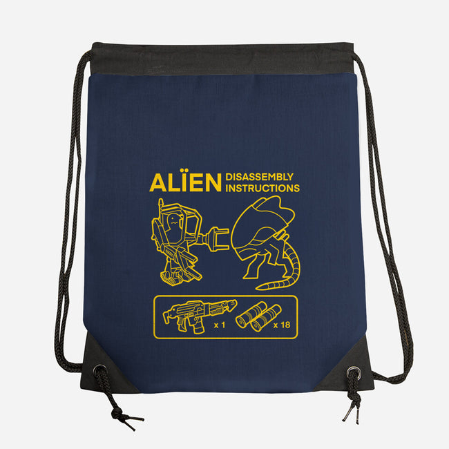 Alien Disassembly-None-Drawstring-Bag-Jorgetiradoart
