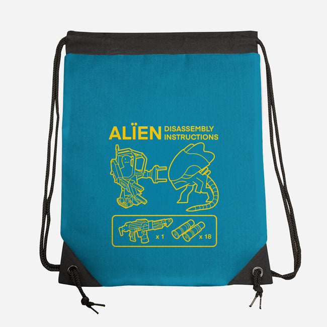 Alien Disassembly-None-Drawstring-Bag-Jorgetiradoart