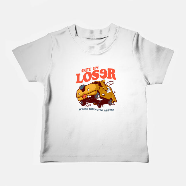 Get In Loser We're Going To Aspen-Baby-Basic-Tee-Jorgetiradoart