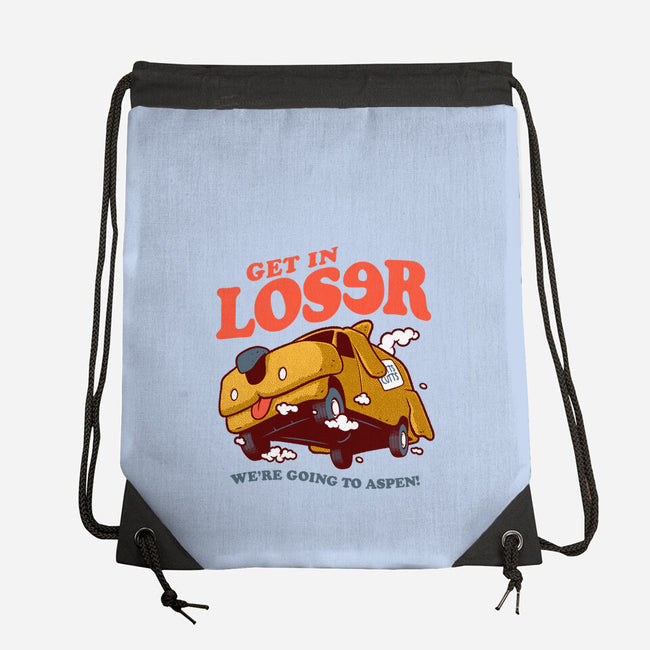 Get In Loser We're Going To Aspen-None-Drawstring-Bag-Jorgetiradoart