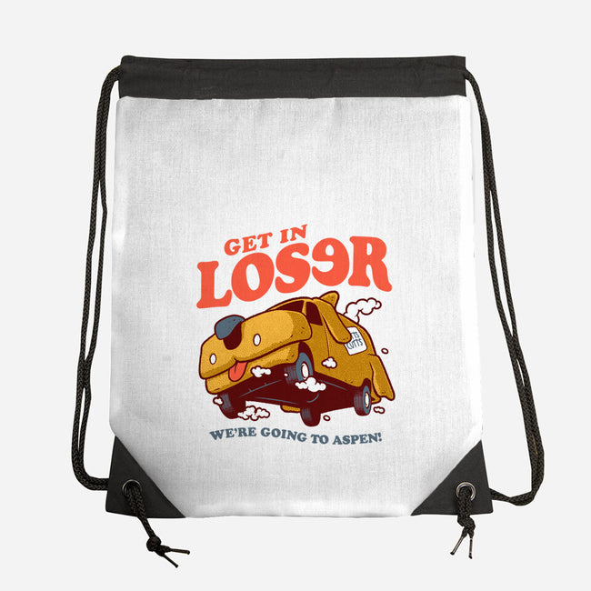 Get In Loser We're Going To Aspen-None-Drawstring-Bag-Jorgetiradoart