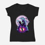 Oni Link-Womens-V-Neck-Tee-rmatix
