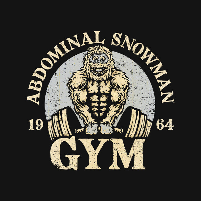 Abdominal Snowman Gym-Baby-Basic-Onesie-kg07