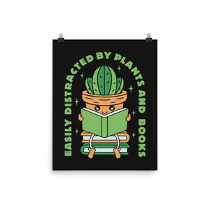 Easily Distracted By Plants And Books