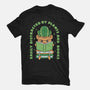 Easily Distracted By Plants And Books-Mens-Basic-Tee-brunopires