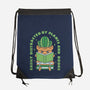 Easily Distracted By Plants And Books-None-Drawstring-Bag-brunopires
