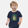 Easily Distracted By Plants And Books-Baby-Basic-Tee-brunopires