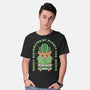 Easily Distracted By Plants And Books-Mens-Basic-Tee-brunopires