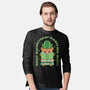 Easily Distracted By Plants And Books-Mens-Long Sleeved-Tee-brunopires