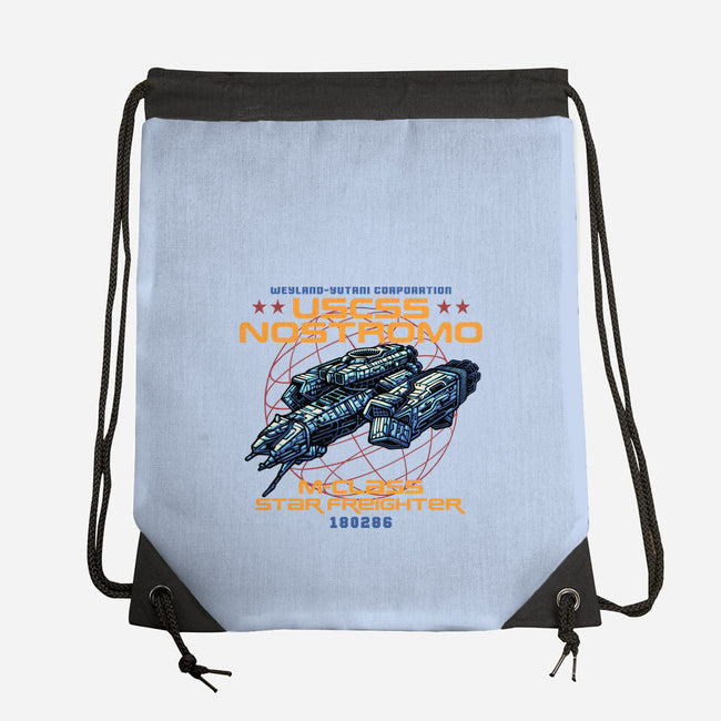 Star Freighter-None-Drawstring-Bag-momma_gorilla